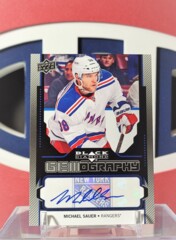 Michael Sauer Autograph 2013-14 - Gemography Black Diamond Upper Deck